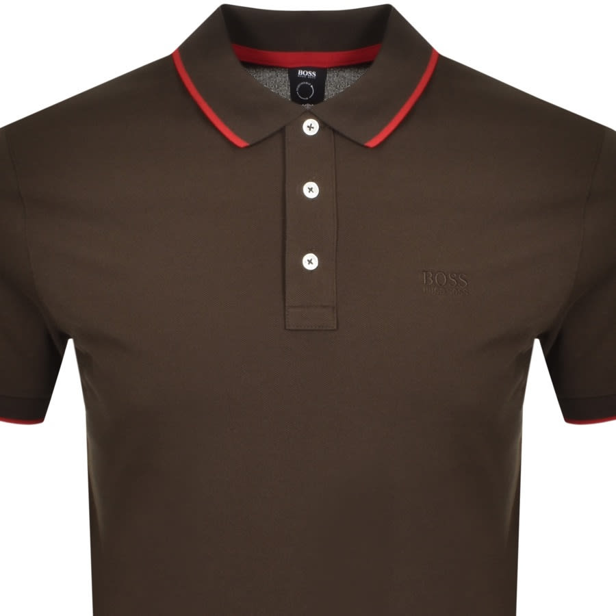 Alternative Image for ProductBOSS Parlay 87 Short Sleeved Polo T Shirt Green2